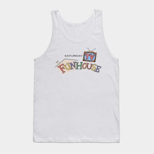 Saturday TV Funhouse - distressed vintage style SNL inspired by Kelly Design Company Tank Top